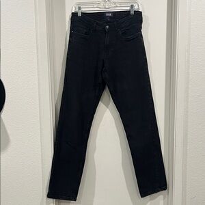 Cavalli Class Women's Straight Leg High Waist Black Denim Jeans Size 28